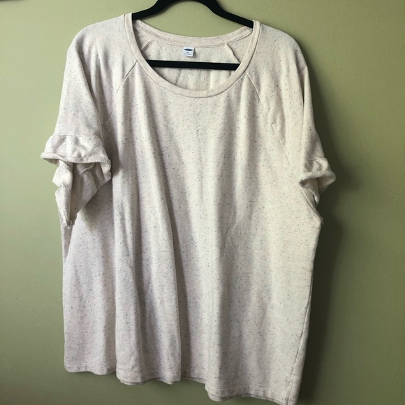old navy short sleeve sweatshirt